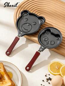 shoxil 1pc Non-Stick Pan, Frying Pan, Toast Pan, 4/5 Inch Animal Shaped Frying Pan, Suitable For Kitchen, Home, Breakfast - View 4