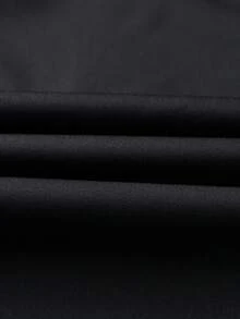 Men's Lightweight Running Pants, Thin Drawstring Sports Casual Trousers For Spring/Summer, Solid Color Outdoor Sportswear - Black - View 5