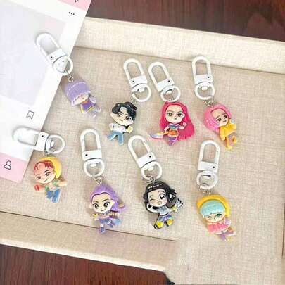 Hasbro 女巫猎人钥匙扣动漫周边少女团体高脸包挂件礼物