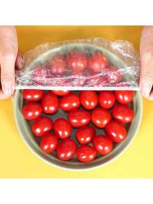 10/50/100/200 lembar Penutup Makanan Elastis Sekali Pakai - Plastik Pembungkus yang Dapat Diregangkan Cocok untuk Mangkuk, Piring, Sepatu, dan Kepala Pancuran - Film Penyimpanan Dapur Multifungsi Tahan Debu dan Tahan Air - MultiWarna - View 5