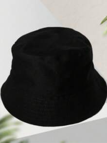 1pc Unisex Summer Travel Beach Sun Protection Hat, UV-Resistant Bucket Hat - Multicolor - View 7