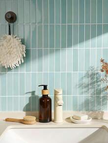 WalDecoo 1/10/20 Pcs Dopamine Color Self-Adhesive Wall Stickers - Energetic Kitchen & Bathroom Backsplash, Easy DIY! Wallpaper, Wall Decor, Room Decor, Bedroom, Living Room, Kitchen - Multicolor - View 9