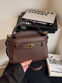 2026 New Style Fashion-Intimate Retro Style Multi-Purpose Elegant Ladies' Daily Commuting Crossbody Bag - Coffee - View 8