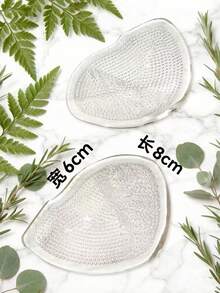 1 Pair Fashionable Transparent Forefoot Pads, Foot Protection Pads - Little Foot Forefoot Pad - View 2