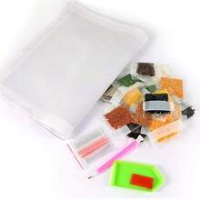 DIY Diamond Painting Kits For Adults, Wooden House And Sunflowers Full Drill Embroidery Cross Stitch Crystal Rhinestone Paintings Pictures Arts Wall Decor Painting Dots Kits 11.8X11.8 Inch - 顏色 - 查看 4