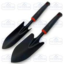 2pcs/Set Wide Shovel + Narrow Shovel, Household Gardening Accessories Hand Tools, Spade Garden Trowel, Small Hand Shovel, Tree Planting Tools, Garden Tools - Wide Shovel + Narrow Shovel (two-piece Set) - View 3