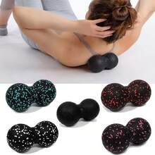 1 Set High Density Yoga Peanut Ball Massage Therapy Balls, Muscle Relaxation Exercise, Relieve Neck Pain - Multicolor - View 1