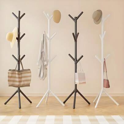 160CM Tree Branch Style Floor Standing Coat Rack - Modern Minimalist Clothing & Bag Organizer For Bedroom, Entryway