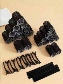 Bộ dụng cụ tạo kiểu tóc uốn xoăn 22 món dành cho nữ, bao gồm que uốn tự dính và kẹp không gây đau - Phù hợp cho phụ nữ và bé gái, tạo độ phồng như ở salon ngay tại nhà, thích hợp để tạo độ phồng chân tóc, sóng nhẹ hoặc tạo kiểu hàng ngày. Có thể tái sử dụng, chắc chắn và không bị rơi ra, vật dụng thiết yếu hàng ngày, tiết kiệm thời gian và công sức. - Nhiều màu - Xem 15