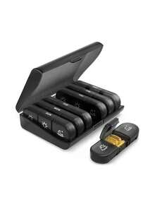 大号每日维生素药片收纳盒，适用于鱼油和B族维生素补充剂 - 查看 3