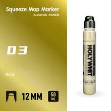 Bút vẽ graffiti 50ml, mực dầu, bút ký tên, đầu tròn, bút dạ quang, chống thấm nước 12mm, bút vẽ tranh tường. - 50ml - Xem 17
