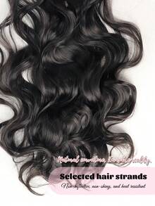 30英寸合成长卷发片,自然波浪夹式接发,增加发量,全头挑染,柔软浓密,适合女性、女孩日常派对佩戴 - 彩色 - 查看 9