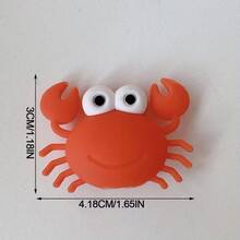 1/2/5个装可爱海洋动物造型数据线保护套，兼容安卓和苹果充电器 - PVC材质，不含电池 - 彩色 - 查看 2