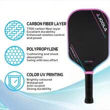 1 JOOLA Perseus 3s Pickleball Paddle - Carbon Fiber Surface, 16mm Polypropylene Honeycomb Core - Textured And High Friction - Suitable For Competition And Daily Training, Fits All Players - Pink - View 4