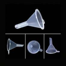 5/10/50pcs Mini Transparent PP Funnels, Suitable For Liquid Packaging And Filling Of Cosmetics, Toners, And Toiletries, As Well As Laboratory Liquid Packaging And Outdoor Camping Seasoning Packaging - View 4
