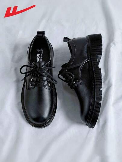 WARRIOR 1双男士休闲PU皮运动鞋，舒适轻便，防滑软底，透气时尚，多功能商务户外皮鞋