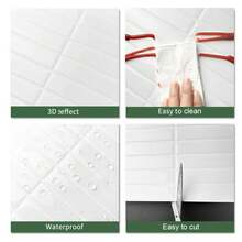 WalDecoo 1/10/20 Pcs Dopamine Color Self-Adhesive Wall Stickers - Energetic Kitchen & Bathroom Backsplash, Easy DIY! Wallpaper, Wall Decor, Room Decor, Bedroom, Living Room, Kitchen - Multicolor - View 6