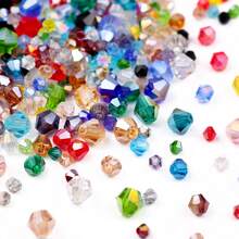 150-1000pcs Glass Crystal Rhombus Spike Beads, Loose Beads For Bracelet, Necklace, Crystal DIY, Jewelry Making Accessories - DIY - View 7