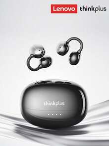 Lenovo 联想LK6蓝牙耳机，耳挂式，蓝牙5.4，环绕立体声，深沉低音，低延迟，游戏和音乐两用，ENC主动降噪，超长续航，智能触控，兼容苹果、安卓智能手机、电脑、平板电脑 - 查看 7