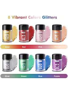 Metallic Glitter Spray, DIY Craft Material - Multicolor - View 3