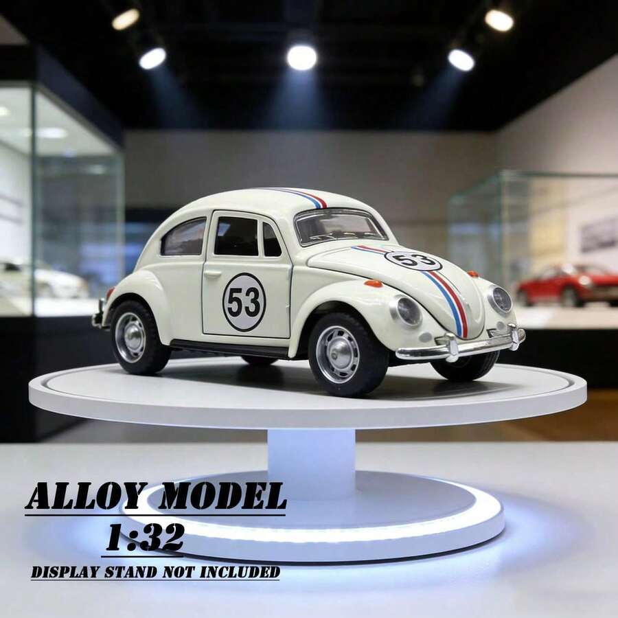 1:32 Scale Vintage Beetle Die-Cast Racing Car Model Set | Mixed Colors | Alloy | Opening Doors, Manual Pull-Back Action | Ideal For Youngsters & Adults | Daily,Birthday, Christmas, Halloween,NewYear,Easter, Holiday,ThanksGiving Gift
