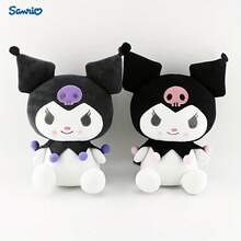 SANRIO 三丽鸥酷洛米卡通动漫毛绒玩偶，可爱小恶魔玩偶，卧室装饰，桌面摆件，汽车配件，适合所有年龄段，材质柔软舒适，生日和圣诞节的理想礼物 - 彩色 - 查看 1
