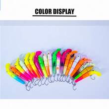 3-Jointed Fishing Lures, 60mm 3.8g Sinking Minnow Multi-Jointed Lures For Stream Trout Fishing - Multicolor - View 7