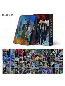 60张K-Pop激光照片卡套装，包含完整的LOMO贺卡和闪亮收藏胶片，《5-Star》和《Karma》专辑合集，Min-Ho，Min-Ho，Chang-Bin，Min-Ho…… - 玩具小卡 - 查看 1