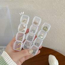 Transparent Portable Jewelry Box For Necklaces, Earrings, Rings, Anti-Oxidation, Detachable Storage Box, Popular Online Jewelry Box - Multicolor - View 3