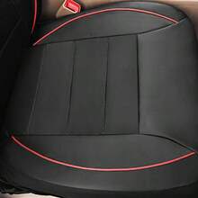 9pcs/4pcs Set Universal Leather Car Seat Covers With Airbag Compatibility, Zipper Design And Openings, Suitable For SUV And Truck - Style a - View 8