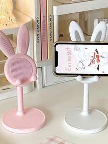 Heart-Shaped Metal Telescopic Desktop Stand - Silver - View 6