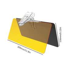 二合一防眩光汽车遮阳板夹式太阳镜，日夜防护 - A - 查看 6