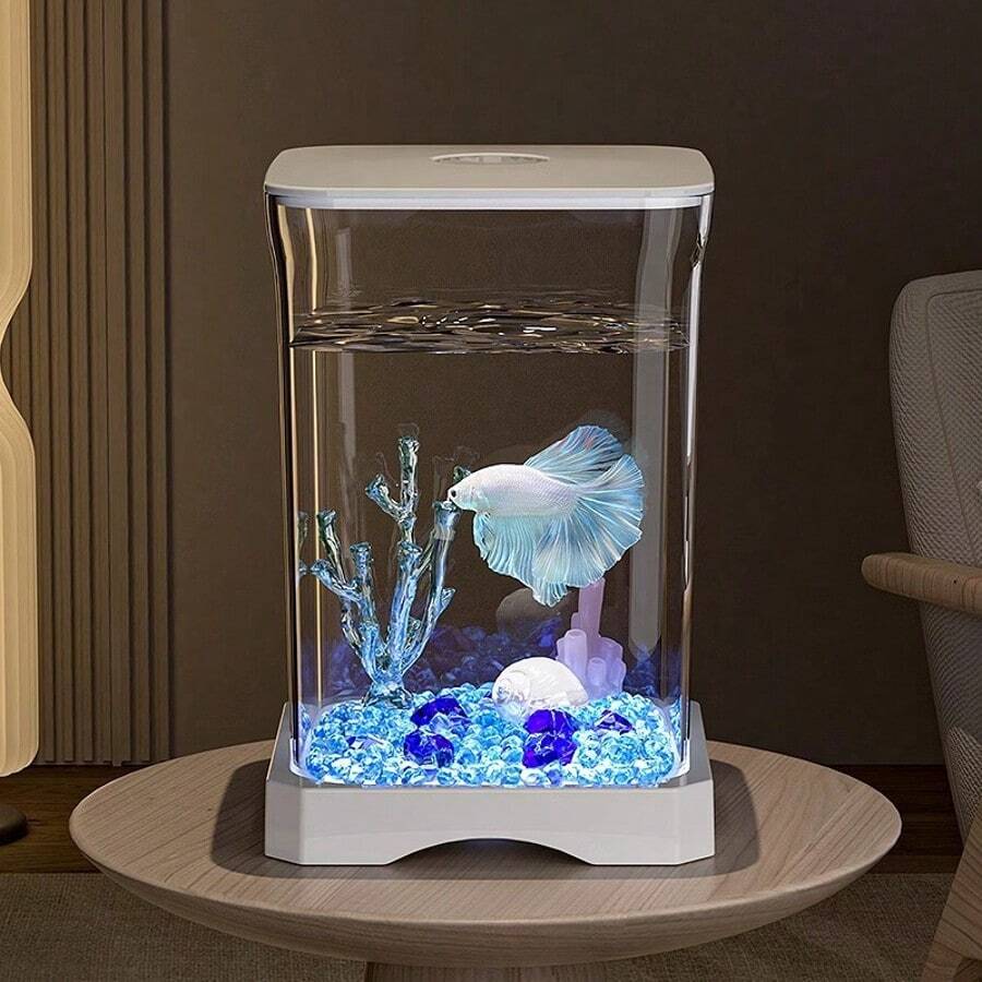 Acvariu creativ anti-cădere, acvariu mic din plastic pentru amenajarea peisagistică, acvariu minimalist pentru pești aurii, acvariu mic decorativ pentru birou gros, acvariu mic pentru reproducerea reptilelor, incubator, acvariu pentru reproducerea peștilor, consumabile pentru acvarii, pește, acvariu, decor pentru acvariu, consumabile pentru acvariu, broască țestoasă, meduză, decor pentru casă, decor pentru pești