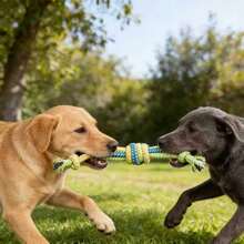 Tug Of War Dog Toy | Interactive Rope Toy For Active Dogs | Prevents Boredom And Destructive Behavior - A-1PCS - View 3