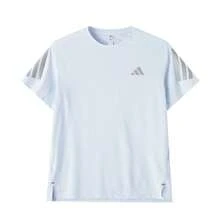 Adidas Camiseta para mujer ADI365/// T W Cómoda y casual de manga corta para ir al trabajo KA6163 - Azul cristal - Ver 1