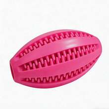 1pc Natural Rubber Interactive Pet Toy Ball, Can Dispense Treats, Suitable For Dogs To Chew And Play, Durable And Elastic - Multicolor - View 8