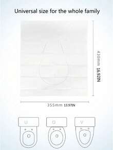 60/50/30/10pcs Disposable Toilet Seat Covers, Thickened Waterproof Washable Travel Toilet Paper Covers, Suitable For Adults, Applicable To Public Restrooms, Camping, Airplanes And Other Places, Portable Toilet Seat Cover Accessories, Travel Essential, Cruise Essential, Bathroom Accessories, Women's Travel Essential, Travel Toilet Seat Covers, Vacation Essential, Camping Essential, Airplane Travel Essential, Toilet Seat Bathroom Decor - Multicolor - View 3