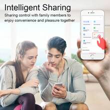 US Standard WiFi Smart Water Heater Switch With Energy Monitoring - APP Remote Control, Compatible With Alexa/Smart Home/Tuya, Voice & Timer Functions, Real-Time Power/Current/Voltage Tracking, Daily/Monthly/Annual Statistics, 5000W High Load, Tempered Glass Panel, Backlit Switch - Multicolor - View 7