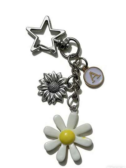 سلسلة مفاتيح بزهرة عباد الشمس المبدئية، سلسلة مفاتيح بسحر زهرة عباد الشمس المخصصة، هدية زهرة عباد الشمس، هدية الحدائق، الطبيعة، قلادة زهرة عباد الشمس، هدية زهرة الأقحوان