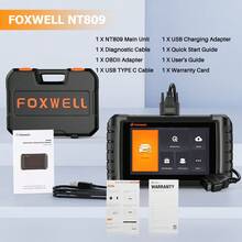Foxwell NT809 双向扫描工具，全系统 OBD2 诊断扫描仪，具备 30 种重置功能，适用于所有车辆的汽车故障代码读取器，专业汽车诊断工具 - 有線 - 查看 10
