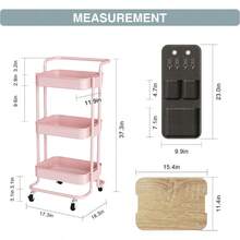 Storage Carts - Pink - View 7