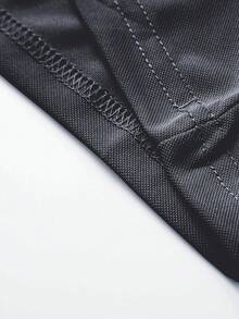ALTZTAR 男士骑士印花休闲百搭通勤短袖Polo衫 - 深灰色 - 查看 4
