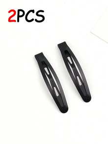 30/10/2 piezas Pinzas de cabello negras tipo BB, pinzas tipo guisante, pinzas tipo gota de agua, pinzas para flequillo, pinzas para el cabello de adultos, pinzas laterales, pinzas para el cabello de dama, convenientes para llevar al aire libre, verano, vacaciones, viajes, festivales, fiestas - Negro - Ver 7