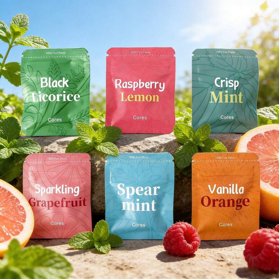 VTSAE 3 varillas/paquete Núcleos de repuesto para dispositivo de aire sin humo con aromas múltiples - Uso diario de aromaterapia, extractos naturales a base de plantas, ayuda a reducir naturalmente los malos hábitos - Plateado - Ver 1