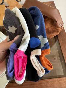 4 Pairs Women's Boat Socks, Japanese Ins Style, Low-Cut Invisible Socks, Thin & Breathable For Spring/Summer, Heart, Star, Polka Dot Patterns, Low-Cut Socks, Versatile, Student & Commuter Invisible Socks, Fashionable - Multicolor - View 5