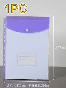 1个/12个装 LDQ A4 可扩展文件袋，带按钮，11孔活页夹口袋 - 高强度PP塑料文件收纳盒，带锁定装置，颜色鲜艳（灰色） - 耐用的A4活页夹收纳盒，适用于学校、办公室、家庭 - 多色1 - 查看 20