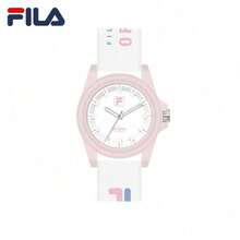 FILA 38-6653 马卡龙色硅胶石英表，39毫米大表盘，30米防水，学生情侣运动腕表 - 均碼 - 查看 6