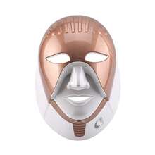 Ancient Egyptian Pharaoh Photon Mask Household LED Skin Rejuvenation Beauty Instrument Anti-Aging Brightening Facial Mask Instrument - 金色 - 查看 4