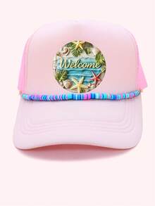 Cadena para sombrero Tucker, Cadena para sombrero Besties, Cadena para sombrero Mamá, Cadena para sombrero con cuentas navideñas, Cadena para sombrero del día del juego - color - Ver 33