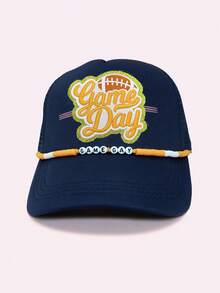 Cadena para sombrero Tucker, Cadena para sombrero Besties, Cadena para sombrero Mamá, Cadena para sombrero con cuentas navideñas, Cadena para sombrero del día del juego - color - Ver 9